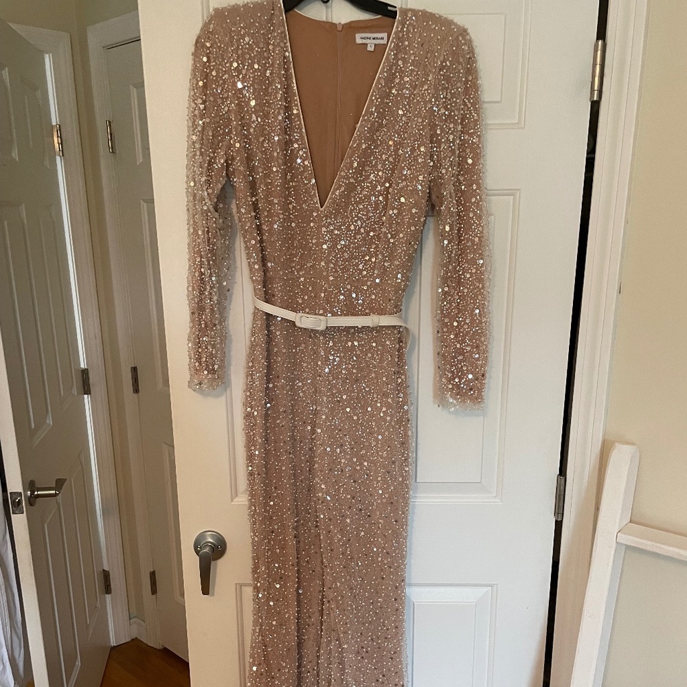 Nadine Marni beaded jumpsuit size L
